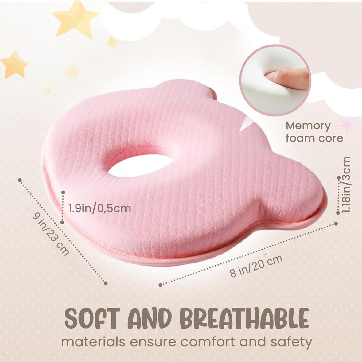 Almohadilla de Soporte para Cambiar Bebés FOX DREAMS Rosa