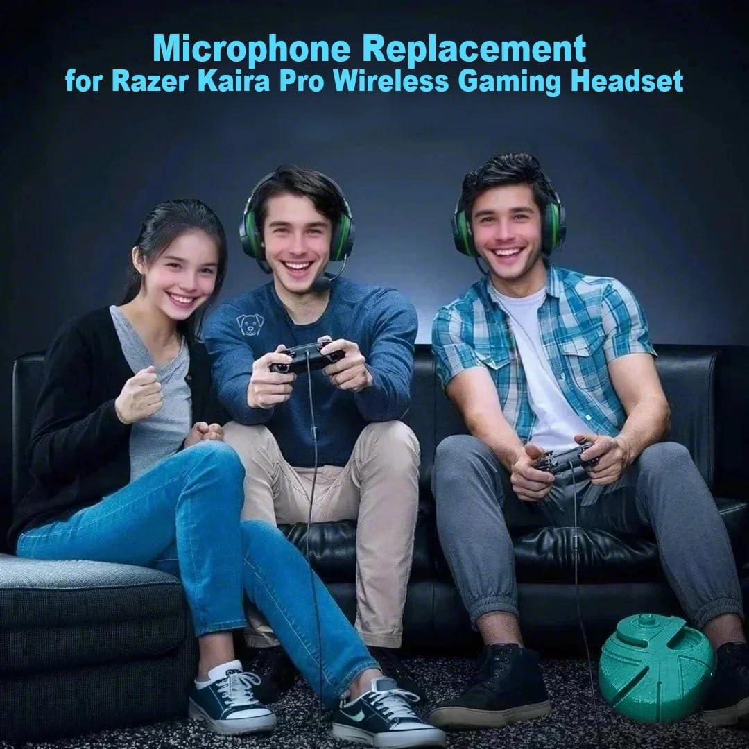 Micrófono de Reemplazo CLANMOU para Razer Kaira Pro 3.5mm