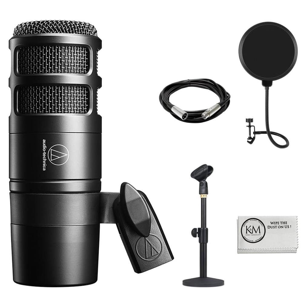 Micrófono dinámico hipercardioide Audio-Technica AT2040 + accesorios