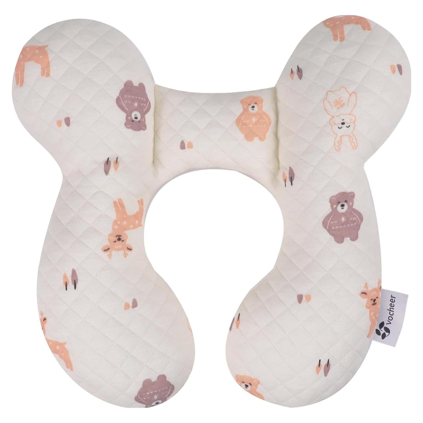 Almohada para Bebé Vocheer Soporte Cuello Algodón Lavable