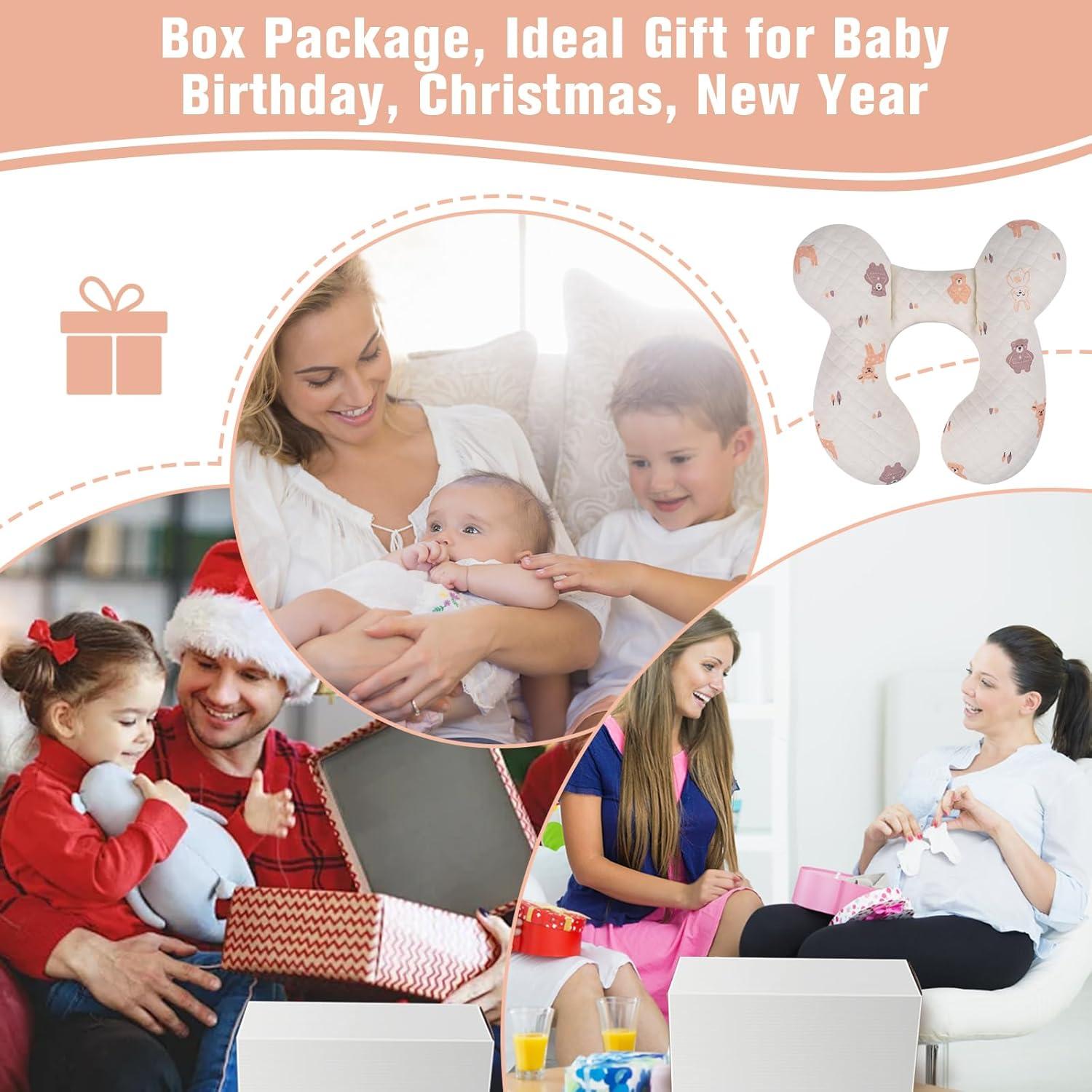 Almohada para Bebé Vocheer Soporte Cuello Algodón Lavable