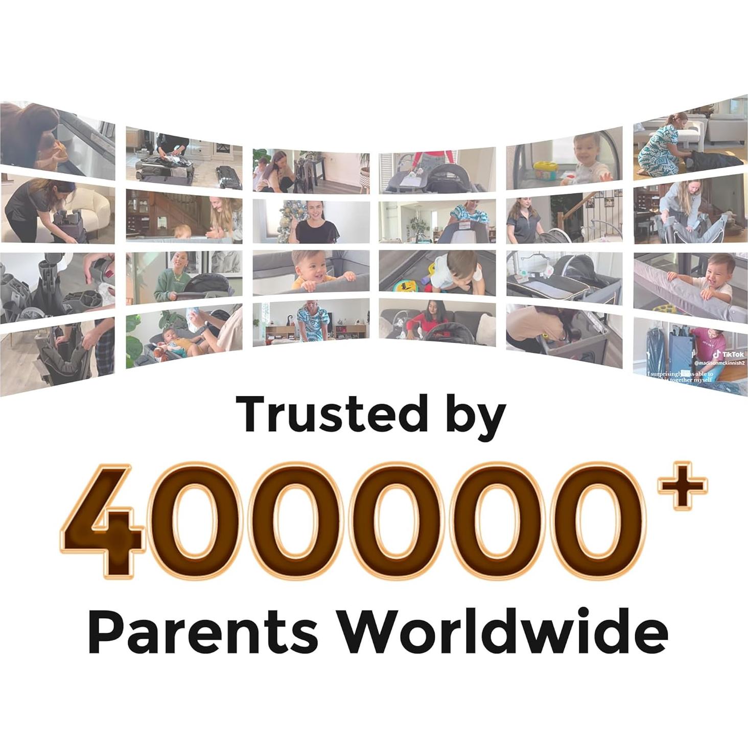 Parque para Bebés Pamo Babe Magic Fold 100x70cm Gris Oscuro