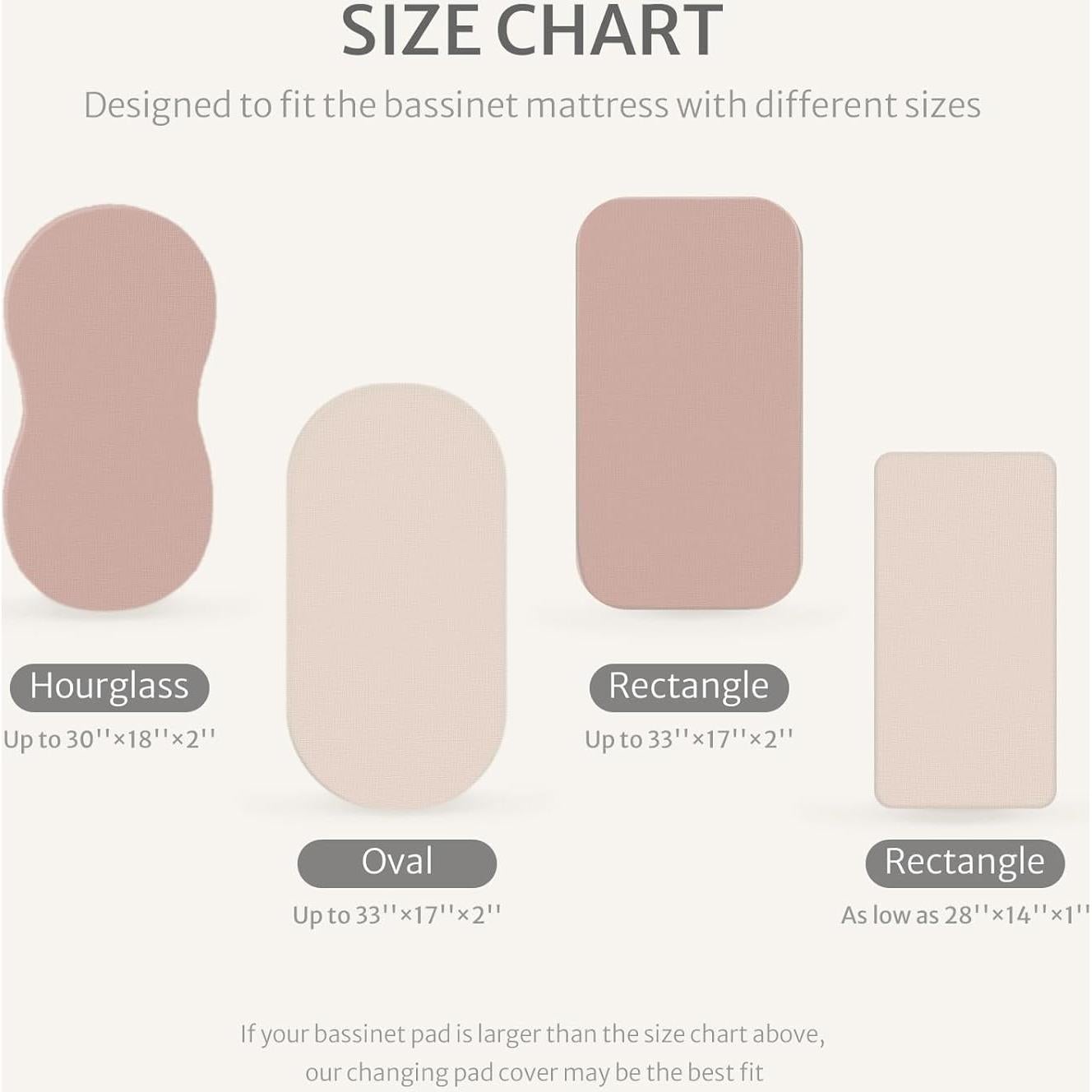 Sábanas de Muselina para Cuna Blissful Diary - 2 Piezas Rosa y Crema