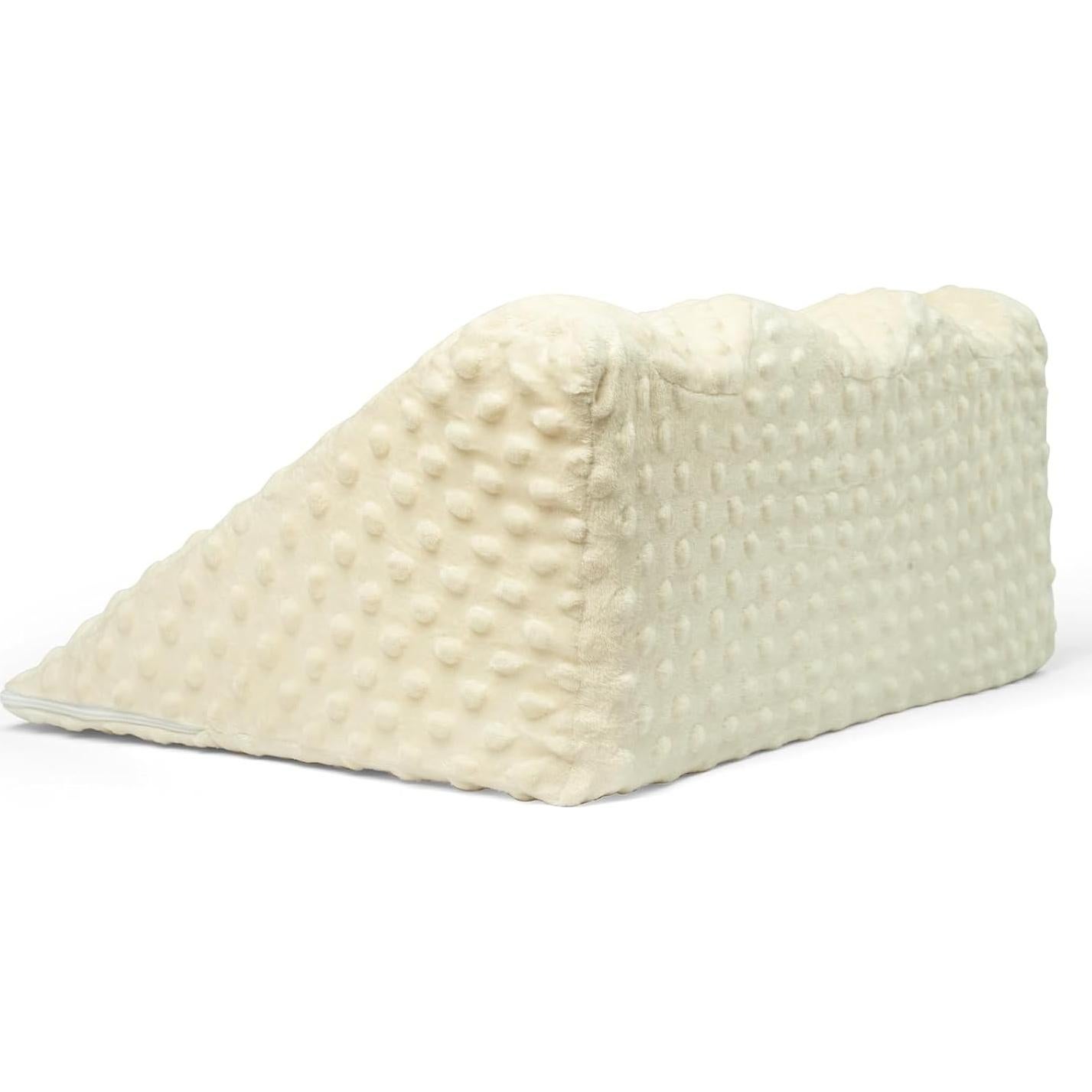 Almohada para Bebé Tummy Time TTM-2506 Beige con Funda Lavable