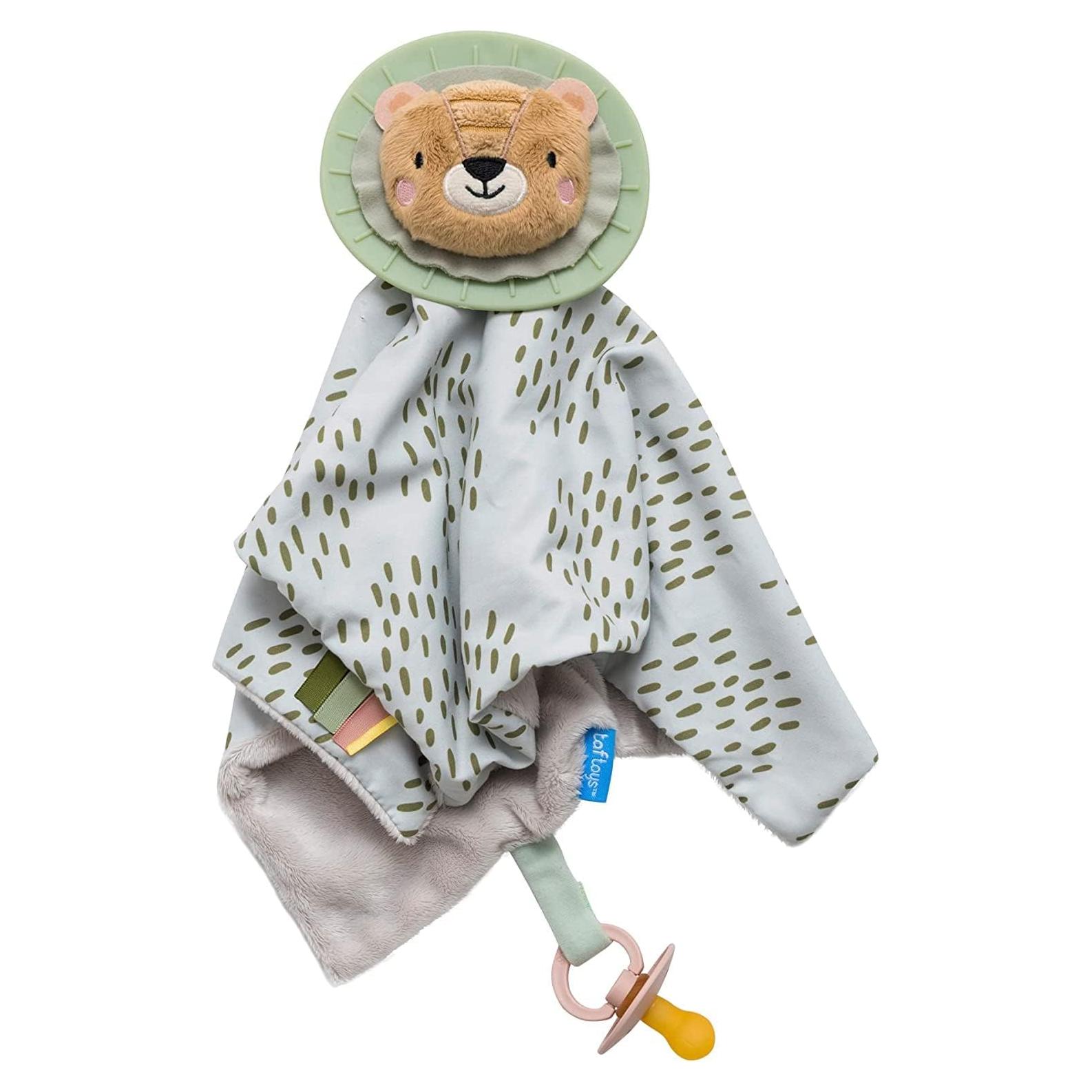 Manta de Seguridad Suave Taf Toys León con Mordedor 35x35cm