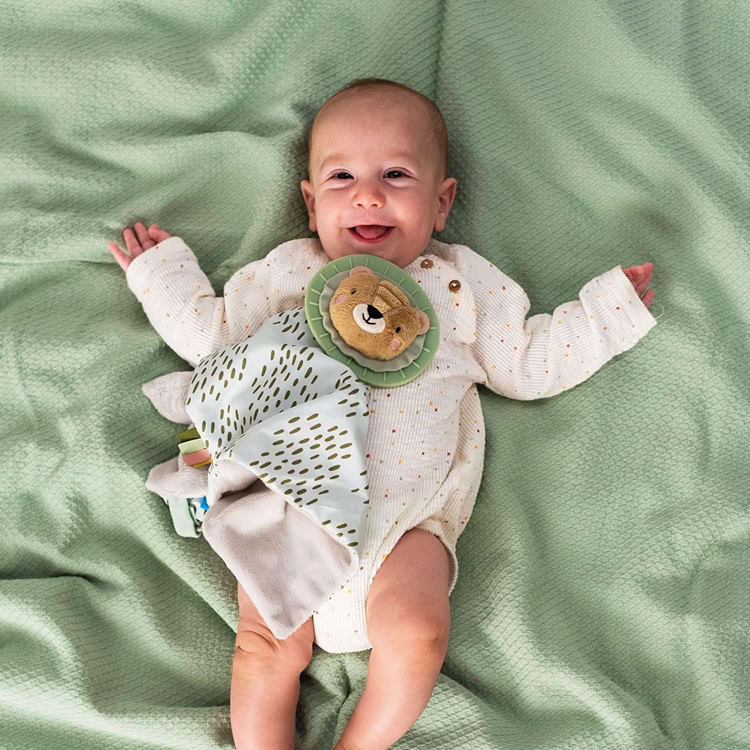 Manta de Seguridad Suave Taf Toys León con Mordedor 35x35cm