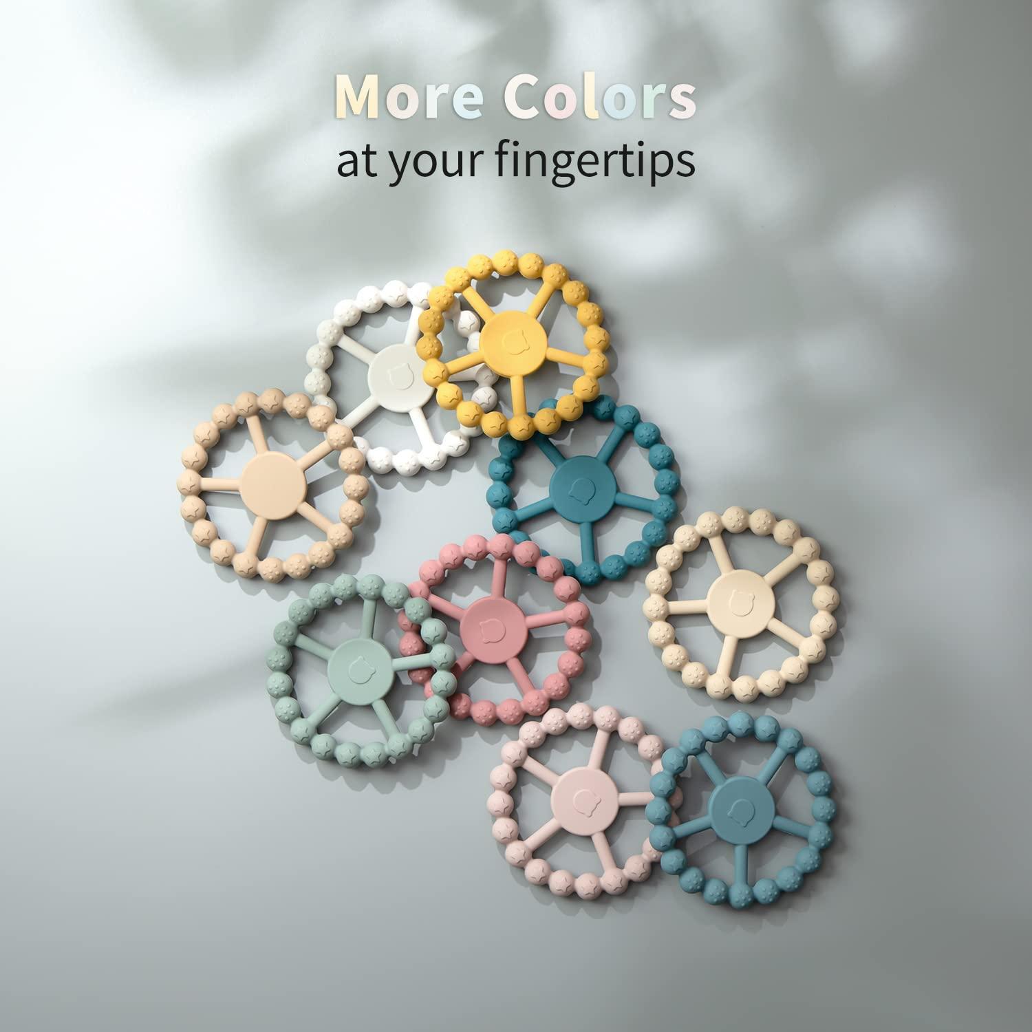 Anillo de Dentición Samigo Silicona 2 Piezas para Bebés