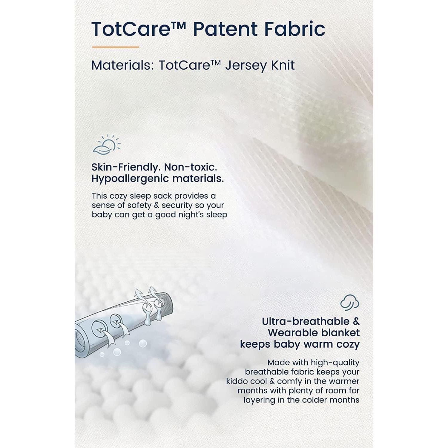 Saco de Sueño TotAha 0-3 Meses 3 Paquetes Ligero y Suave