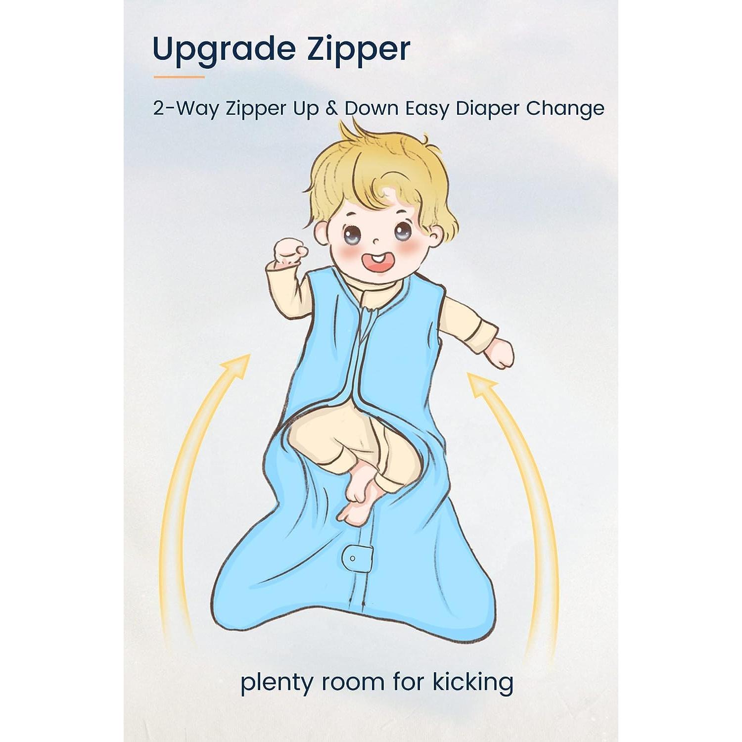 Saco de Sueño TotAha 0-3 Meses 3 Paquetes Ligero y Suave