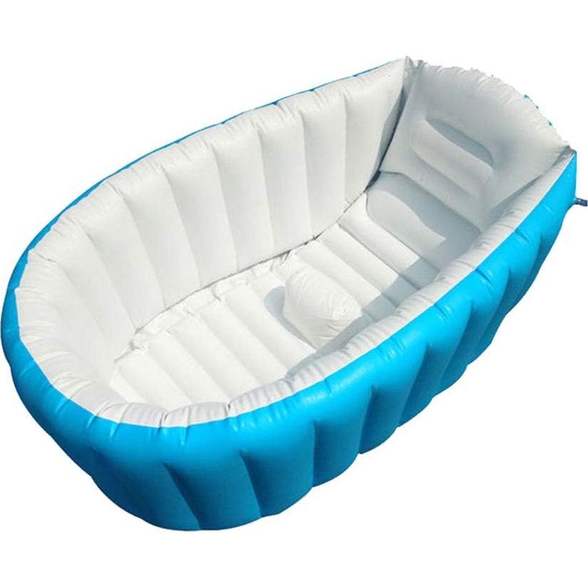 Bañera Inflable Plegable para Bebés Xin-Aly005 Azul 90x60cm