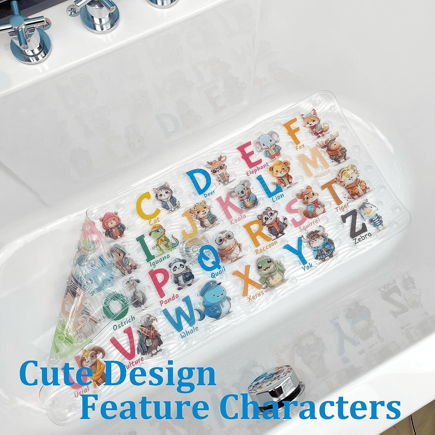 Alfombrilla de Baño Antideslizante BOPPIE 89x38 cm Animales