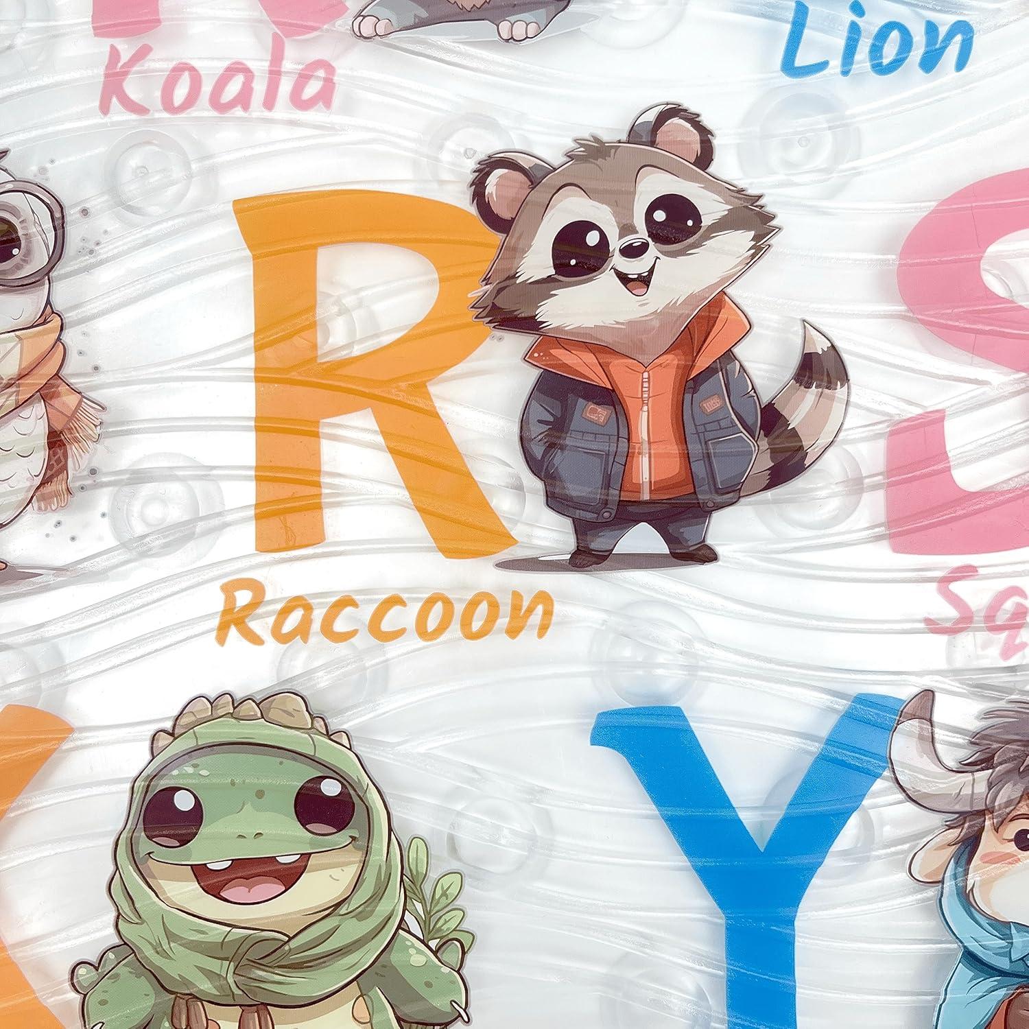 Alfombrilla de Baño Antideslizante BOPPIE 89x38 cm Animales