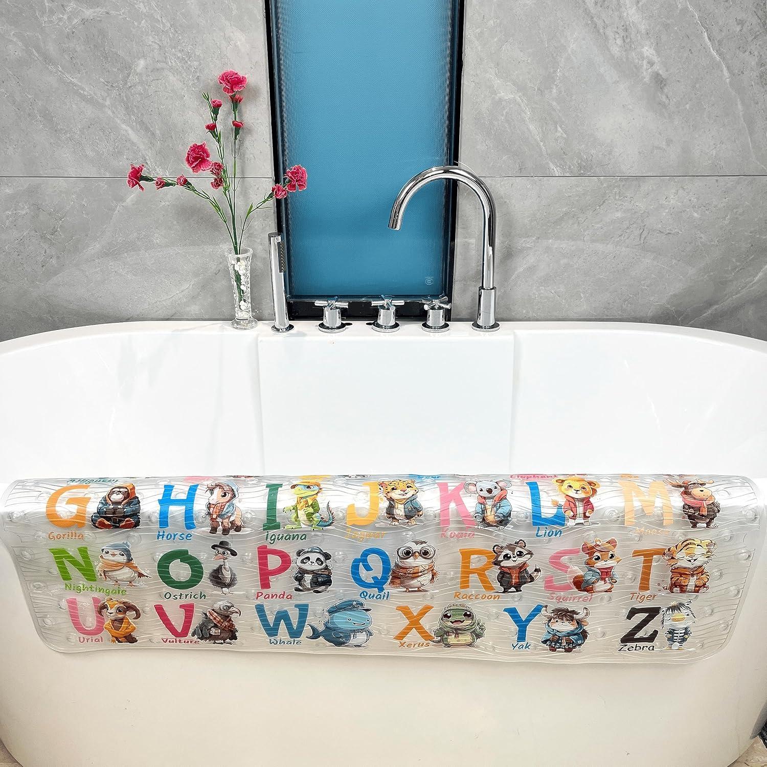 Alfombrilla de Baño Antideslizante BOPPIE 89x38 cm Animales