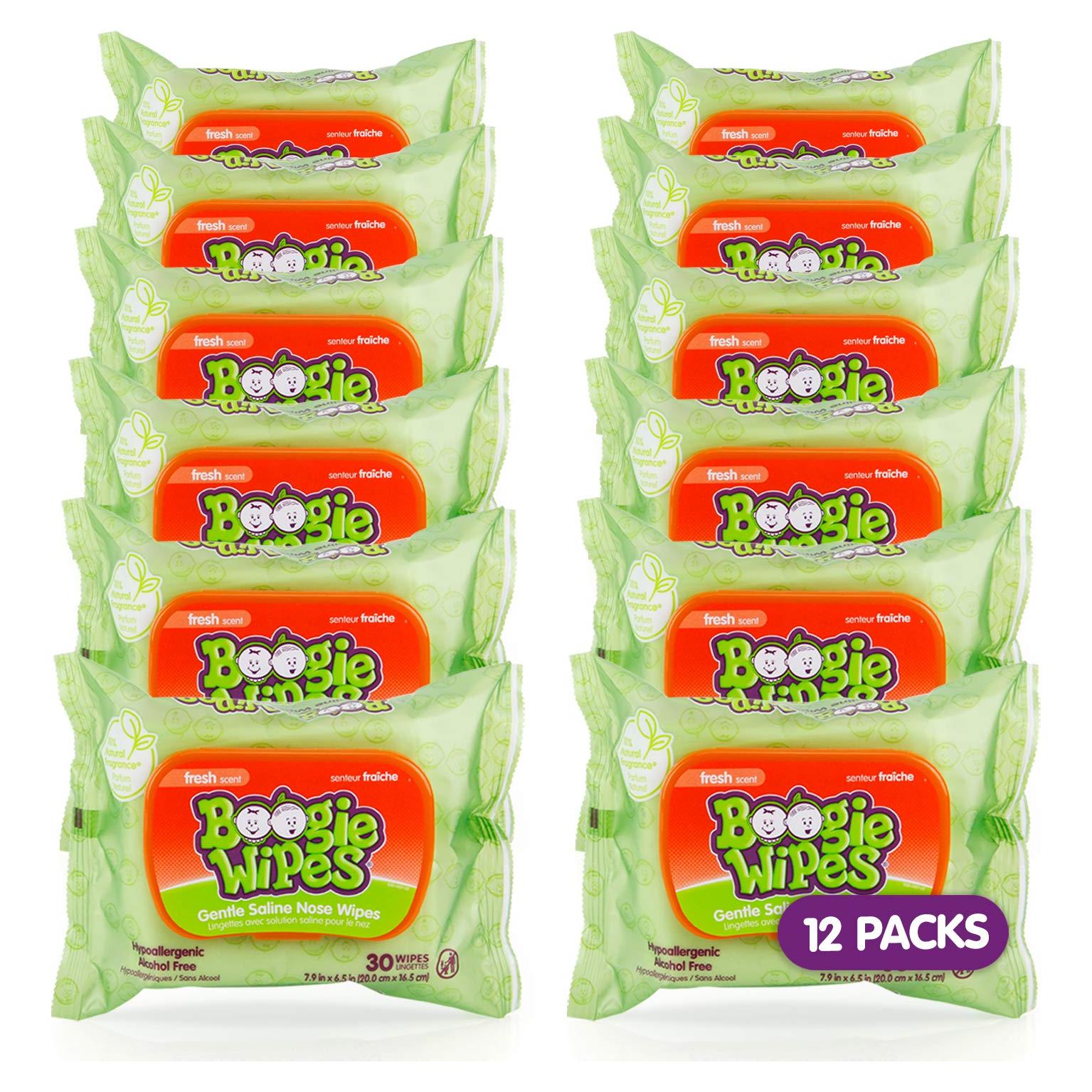 Toallitas Nasales Salinas Boogie 30 Unidades con Aloe y Vitamina E