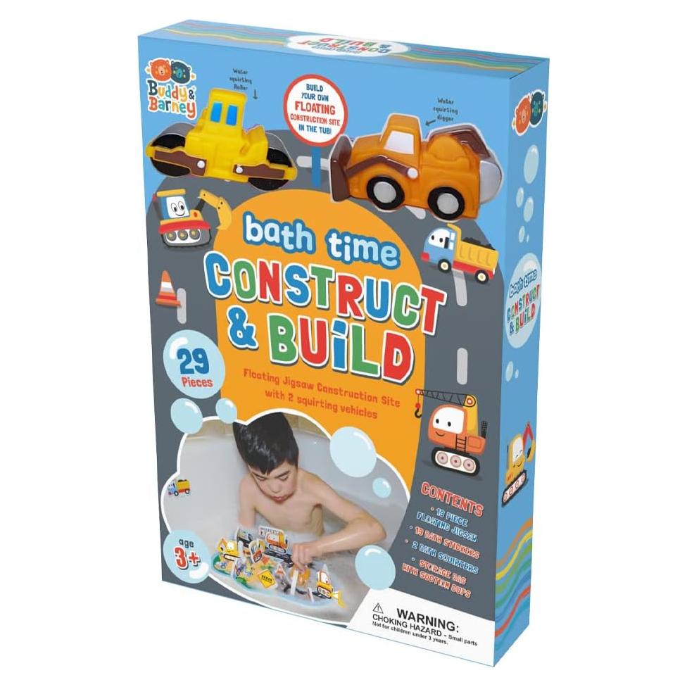 Juguete de Baño Buddy & Barney - Set de Construcción 29 Piezas