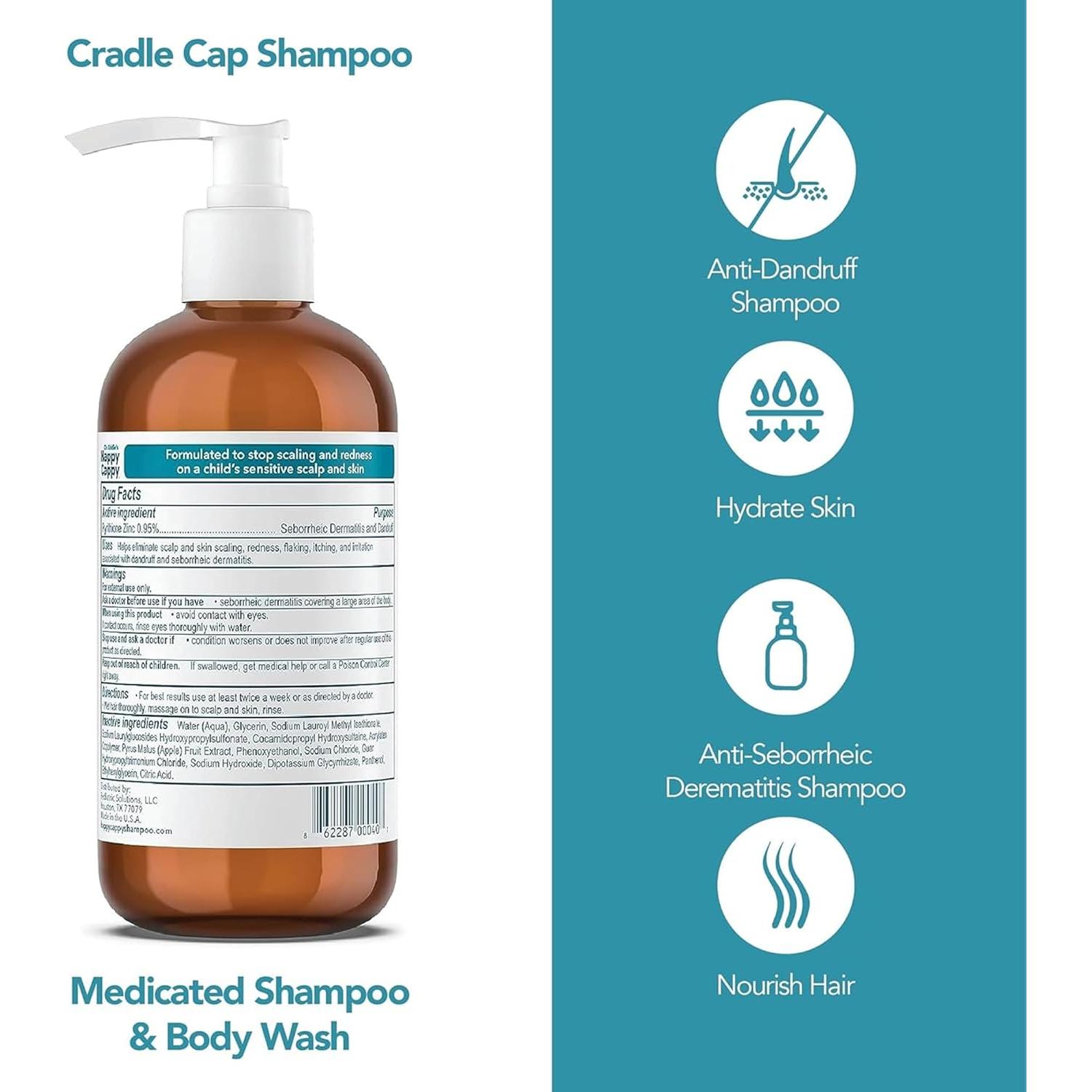 Champú y Gel de Baño Medicado Happy Cappy Dr. Eddie 236 ml