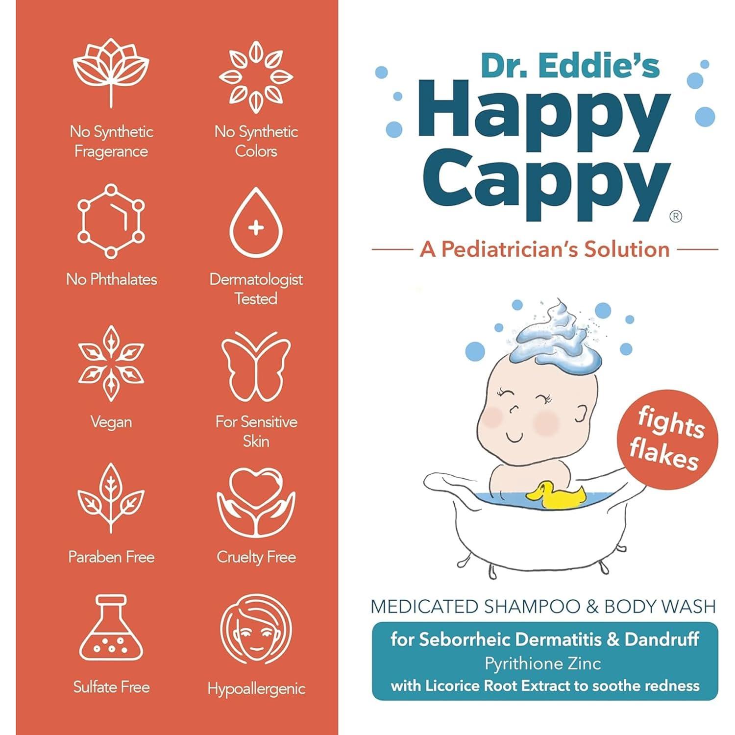 Champú y Gel de Baño Medicado Happy Cappy Dr. Eddie 236 ml