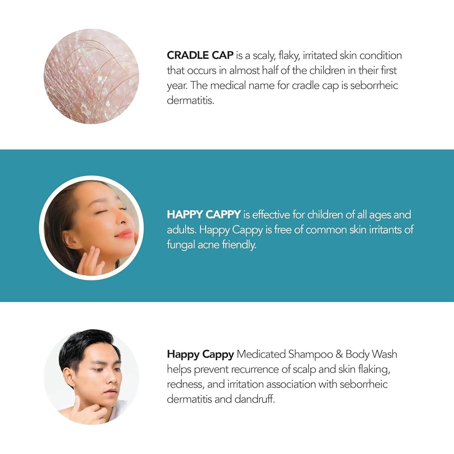 Champú y Gel de Baño Medicado Happy Cappy Dr. Eddie 236 ml