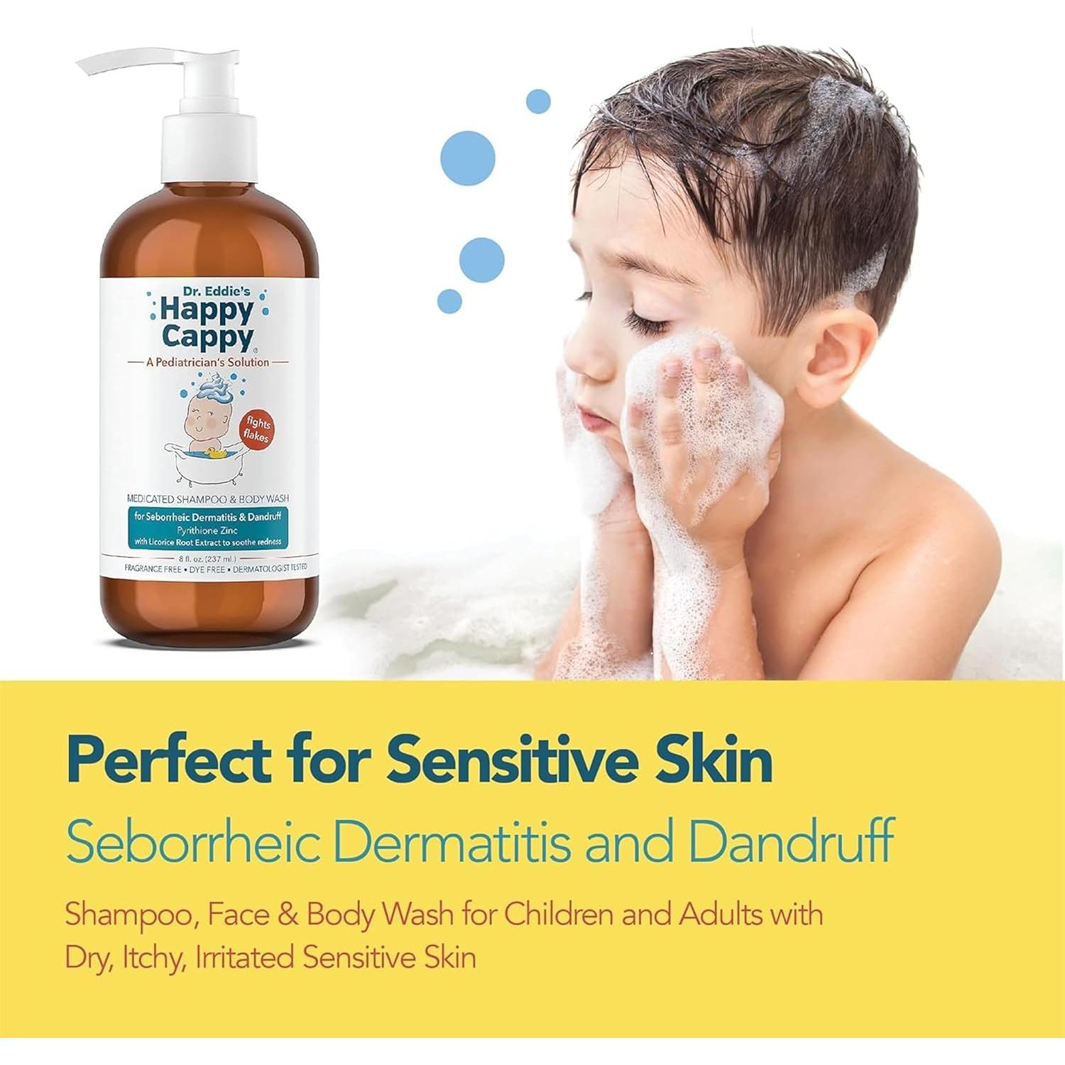 Champú y Gel de Baño Medicado Happy Cappy Dr. Eddie 236 ml