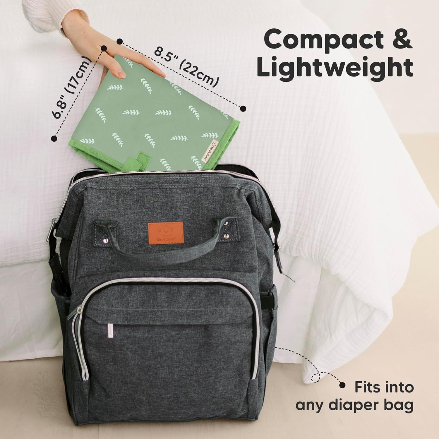 Almohadilla de Cambio de Pañales KeaBabies Swift 65x35cm Acacia