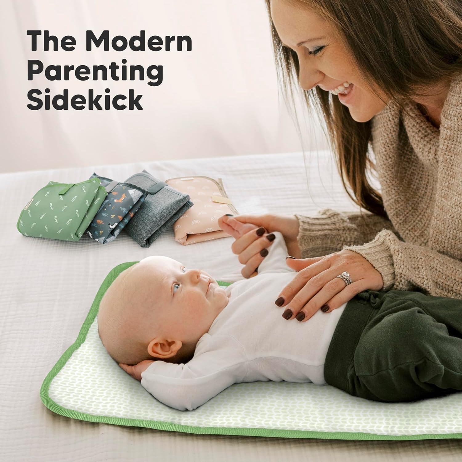 Almohadilla de Cambio de Pañales KeaBabies Swift 65x35cm Acacia