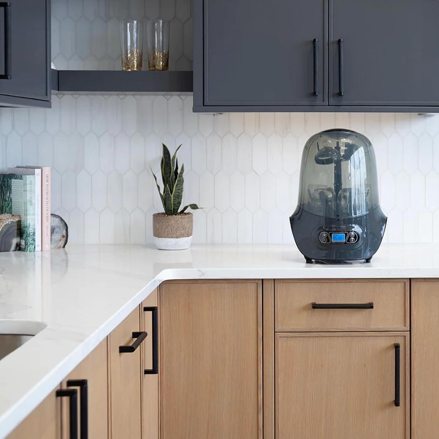 Esterilizador y Secador Baby Brezza Carbón - 6 Biberones