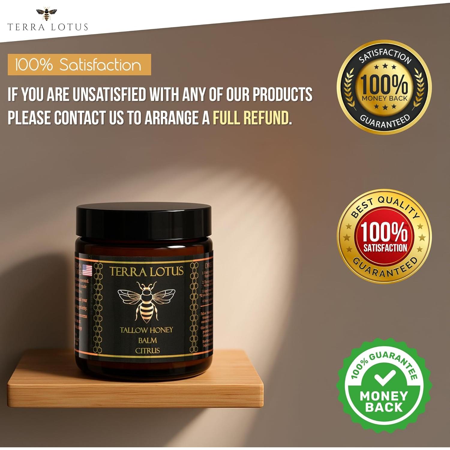 Bálsamo Hidratante Terra Lotus 113g Sebo de Res Orgánico Cítricos