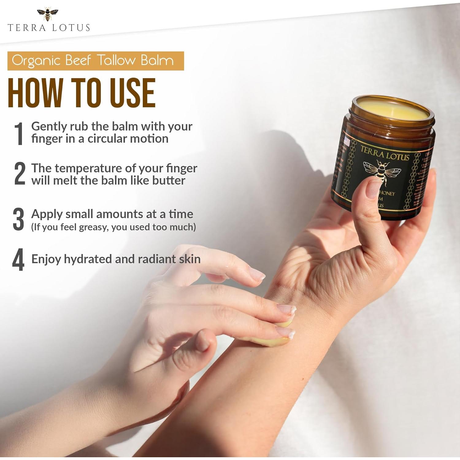 Bálsamo Hidratante Terra Lotus 113g Sebo de Res Orgánico Cítricos