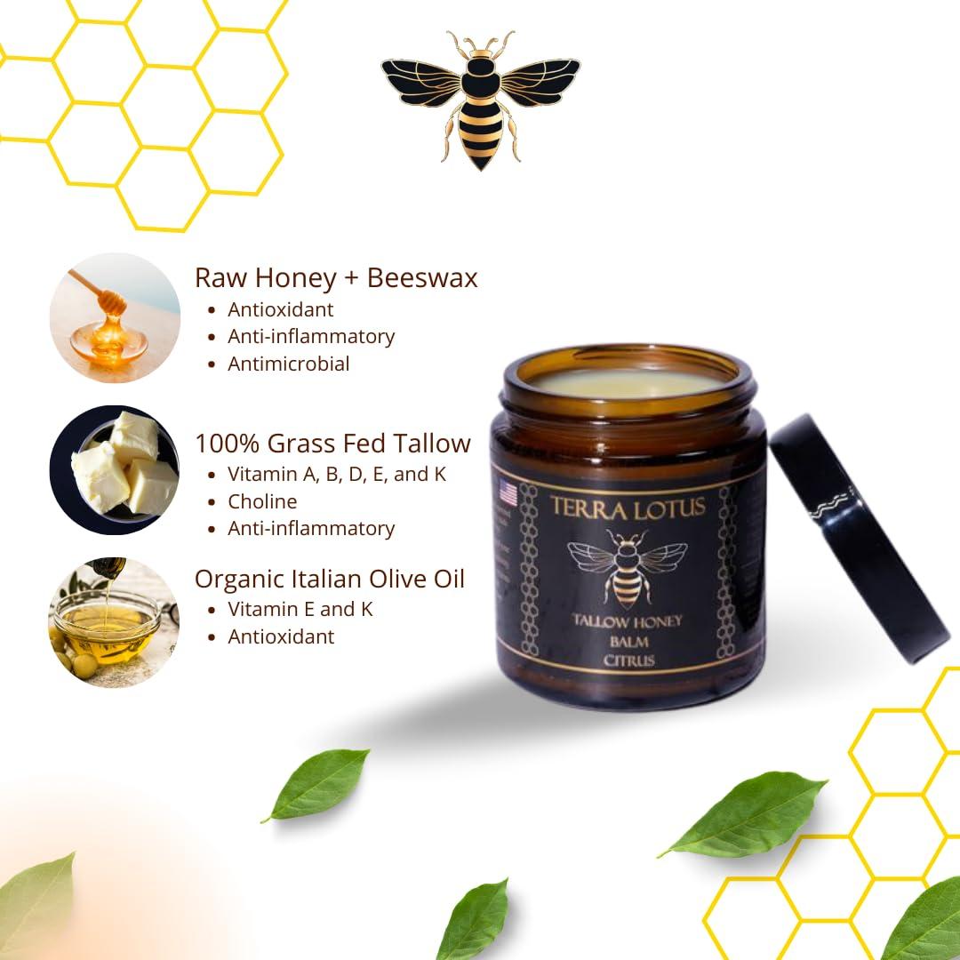 Bálsamo Hidratante Terra Lotus 113g Sebo de Res Orgánico Cítricos