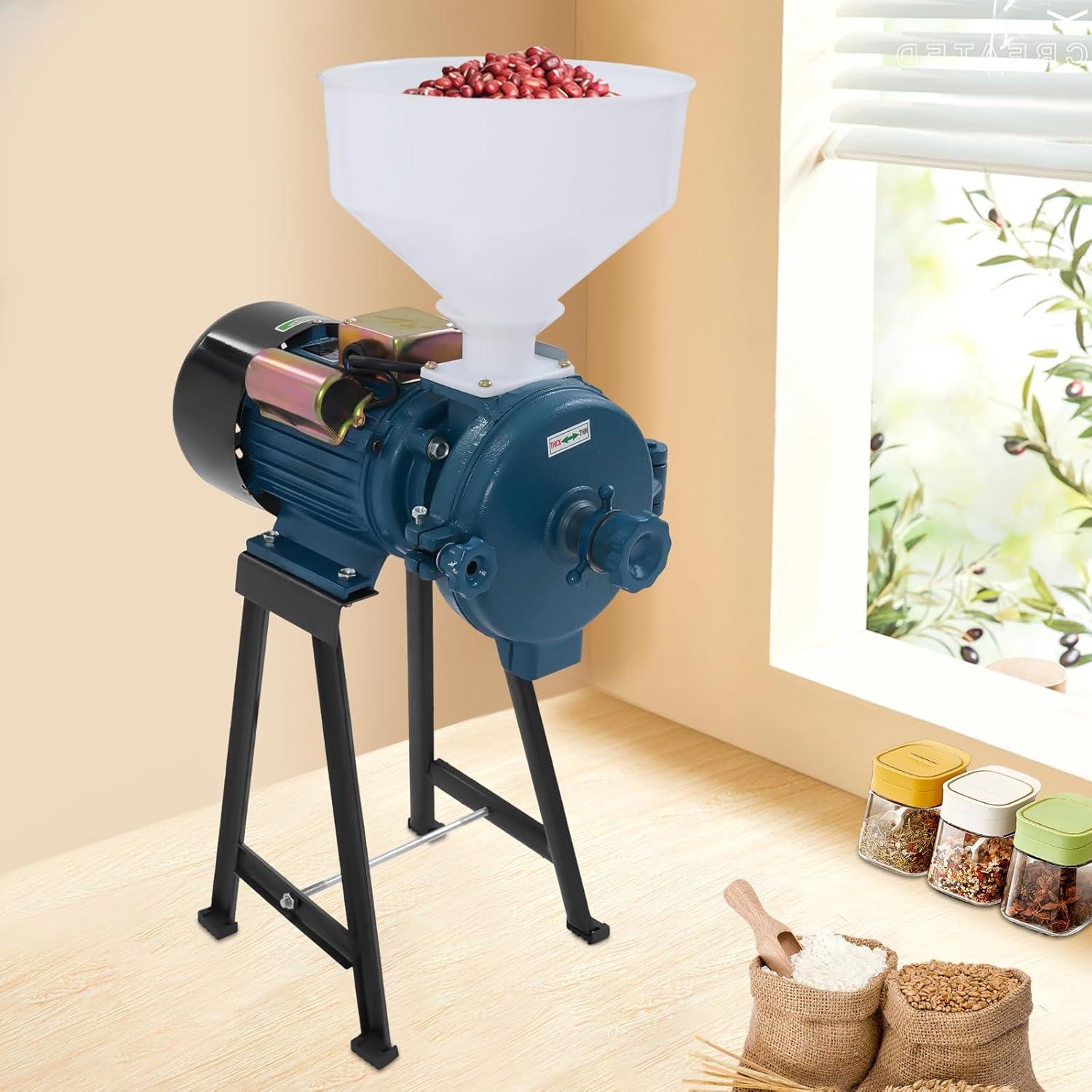 Molino de Granos Eléctrico Headery 2200W para Maíz y Arroz