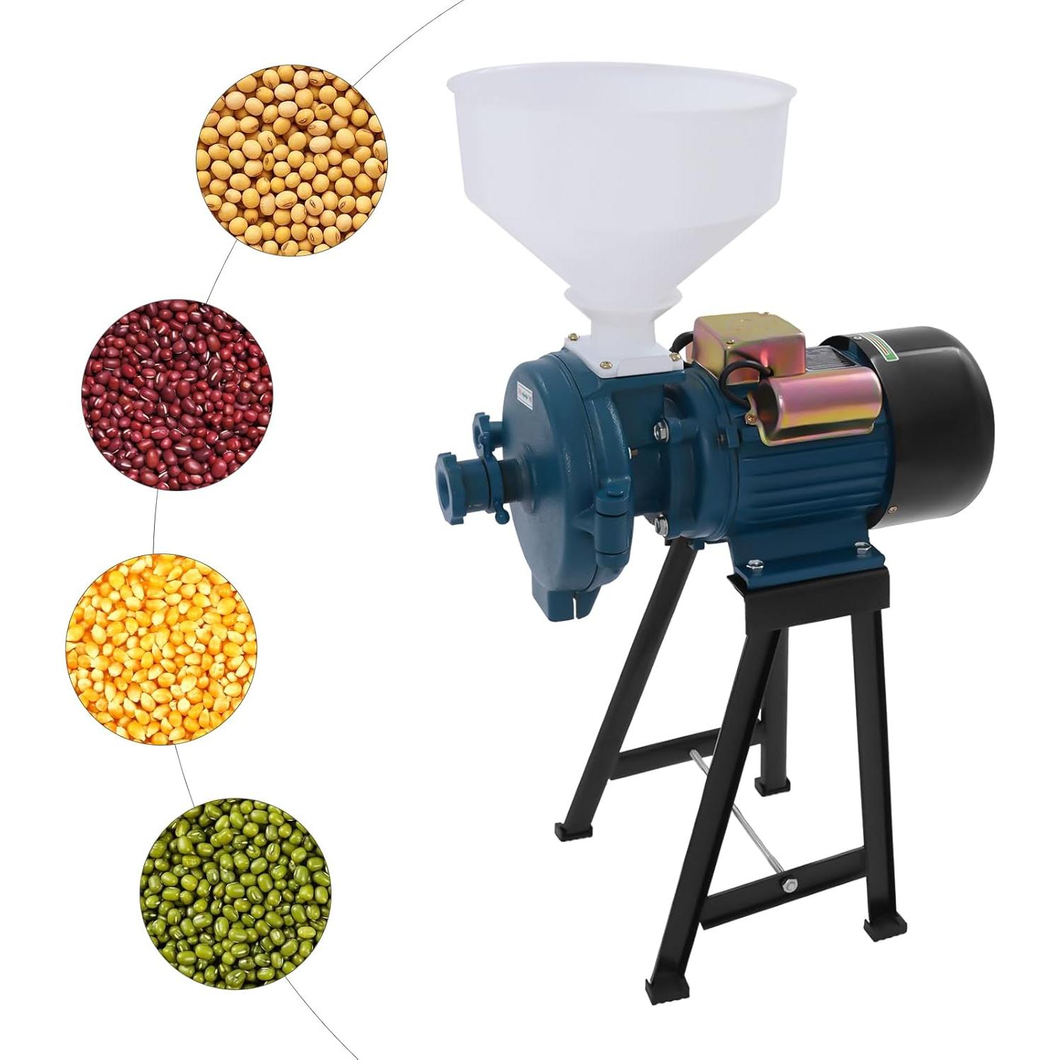 Molino de Granos Eléctrico Headery 2200W para Maíz y Arroz