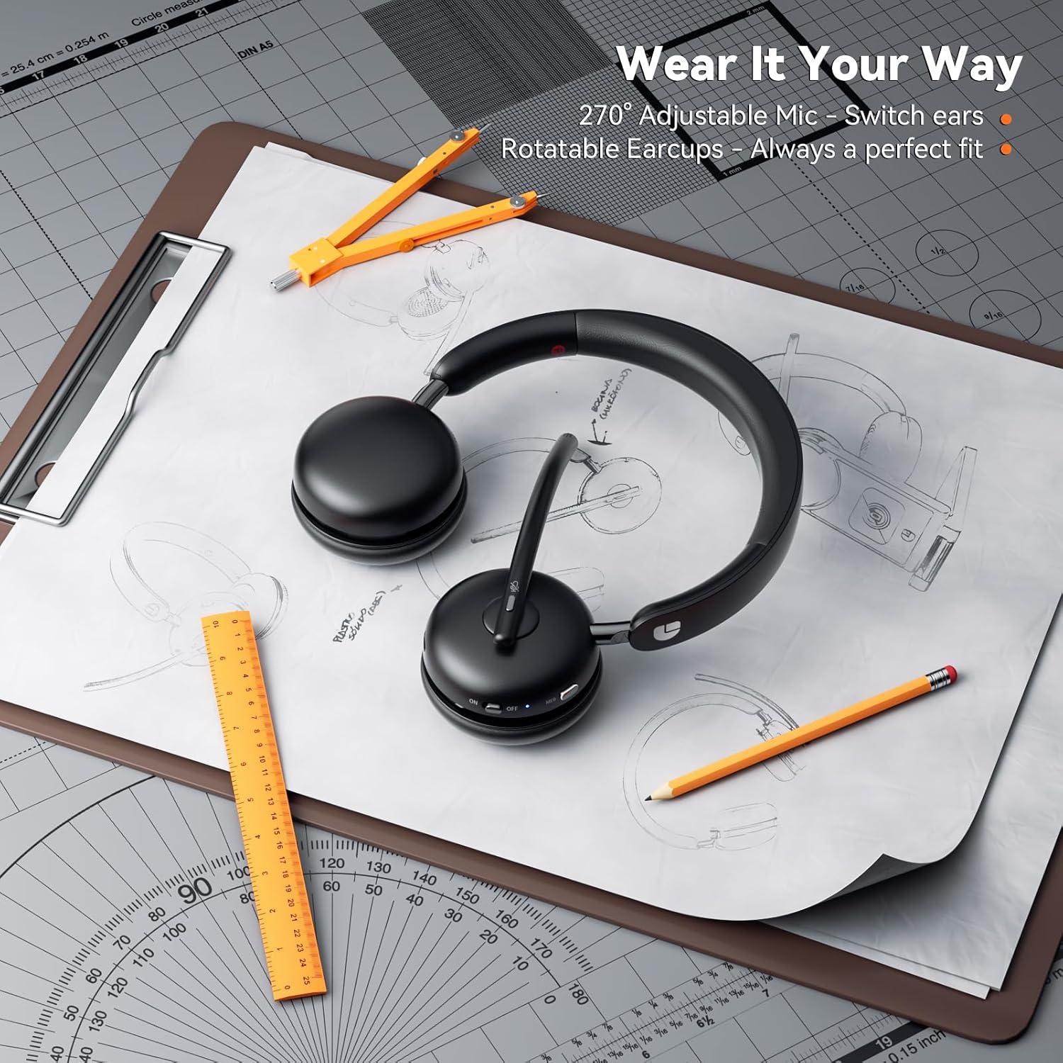 Auricular Inalámbrico Dytole DY107 con Micrófono y Base Carga