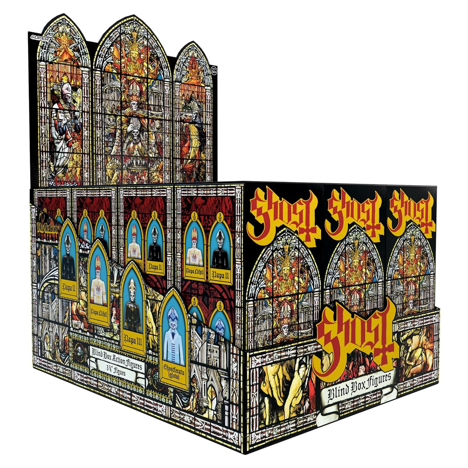 Caja Sorpresa Super7 Ghost - Set de 12 Figuras de 9.53 cm