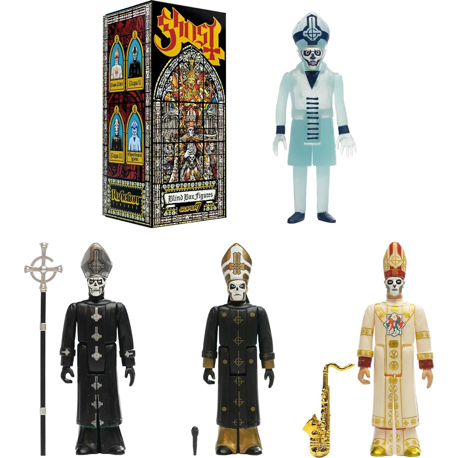 Caja Sorpresa Super7 Ghost - Set de 12 Figuras de 9.53 cm