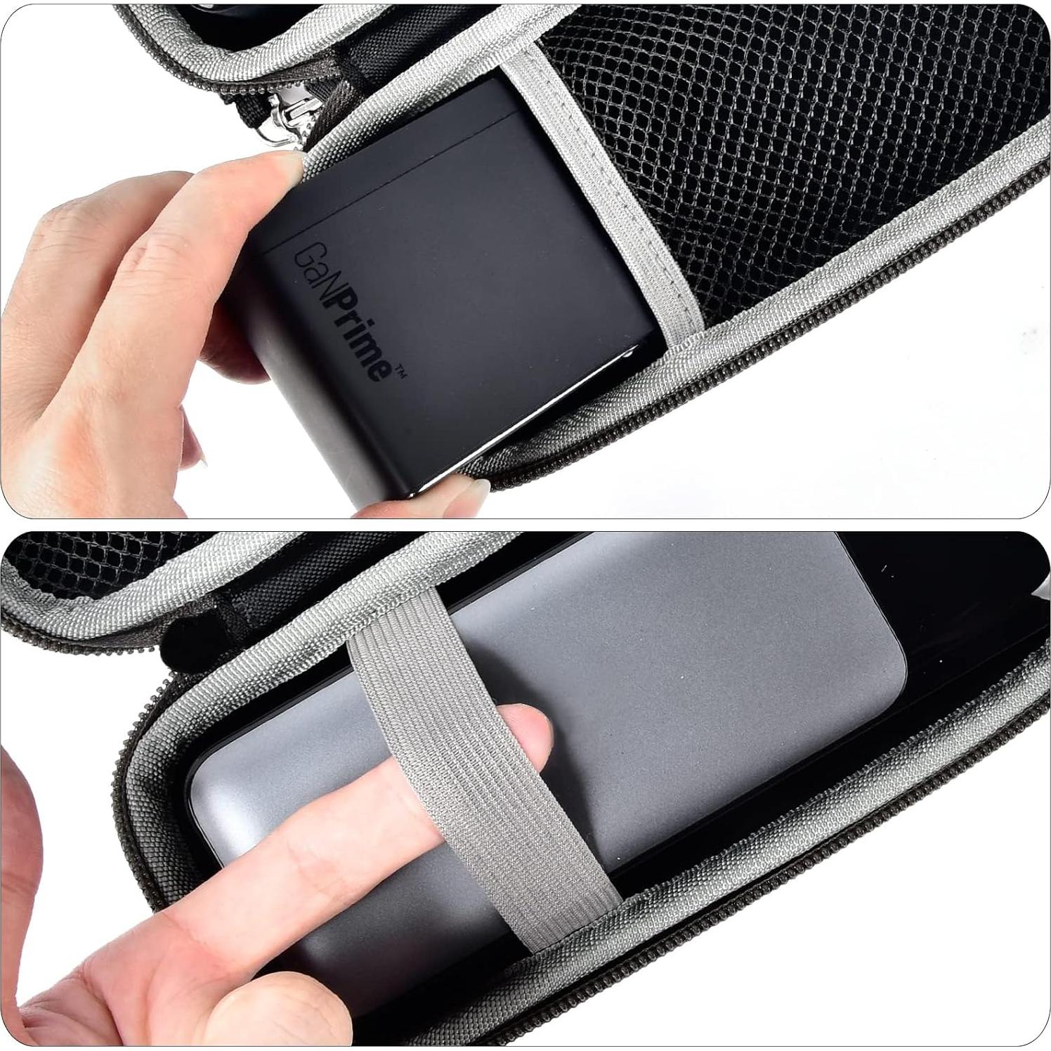 Funda Casmilee para Cargador Anker 737/735/736/717 - Negro