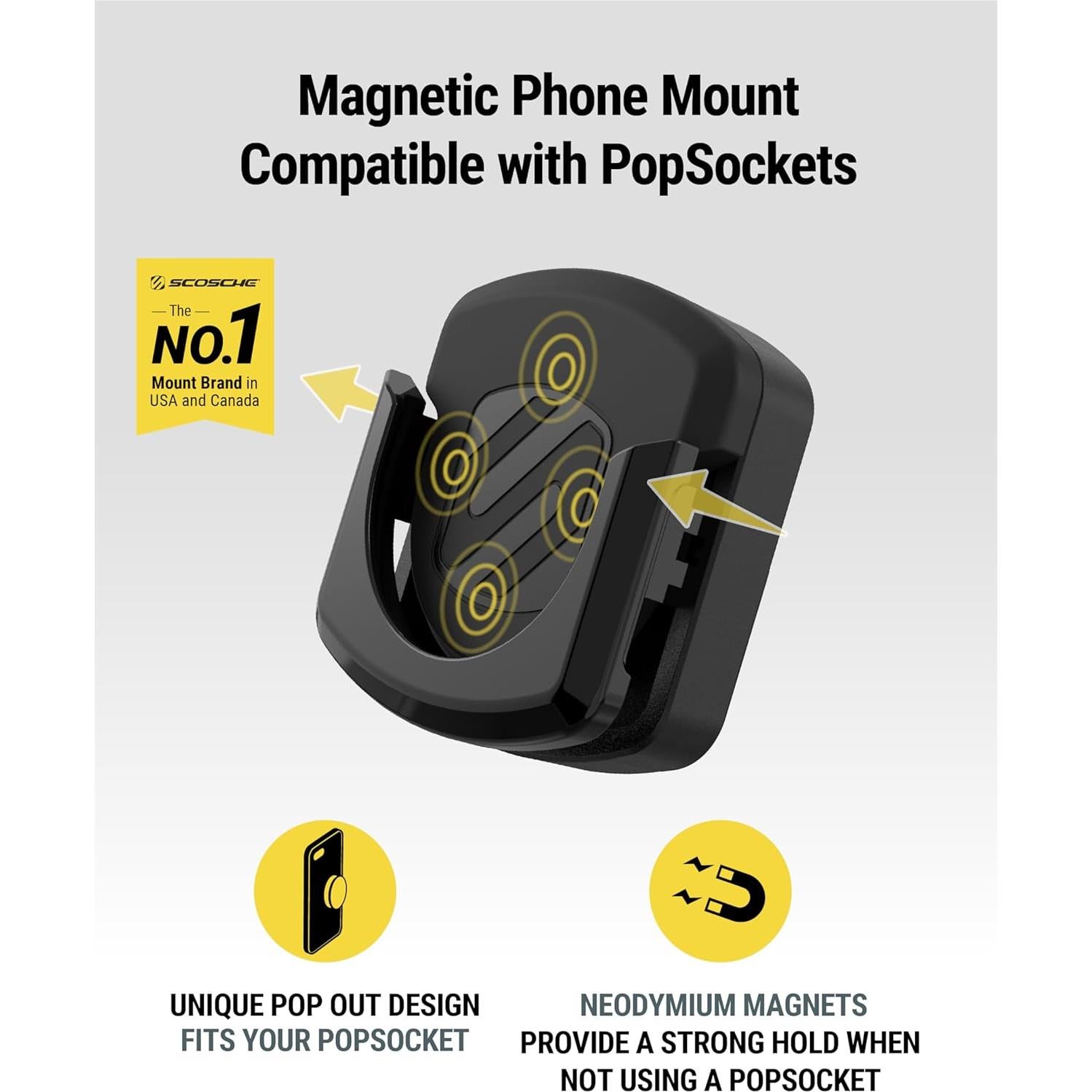 Soporte Magnético Scosche MagicMount Pop para Teléfonos