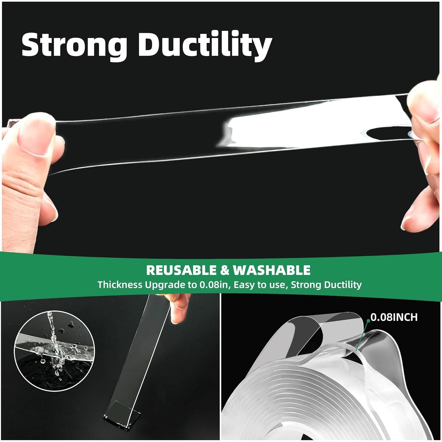 Cinta Doble Cara YMHB Alta Resistencia 5.97 m 3 cm Ancho