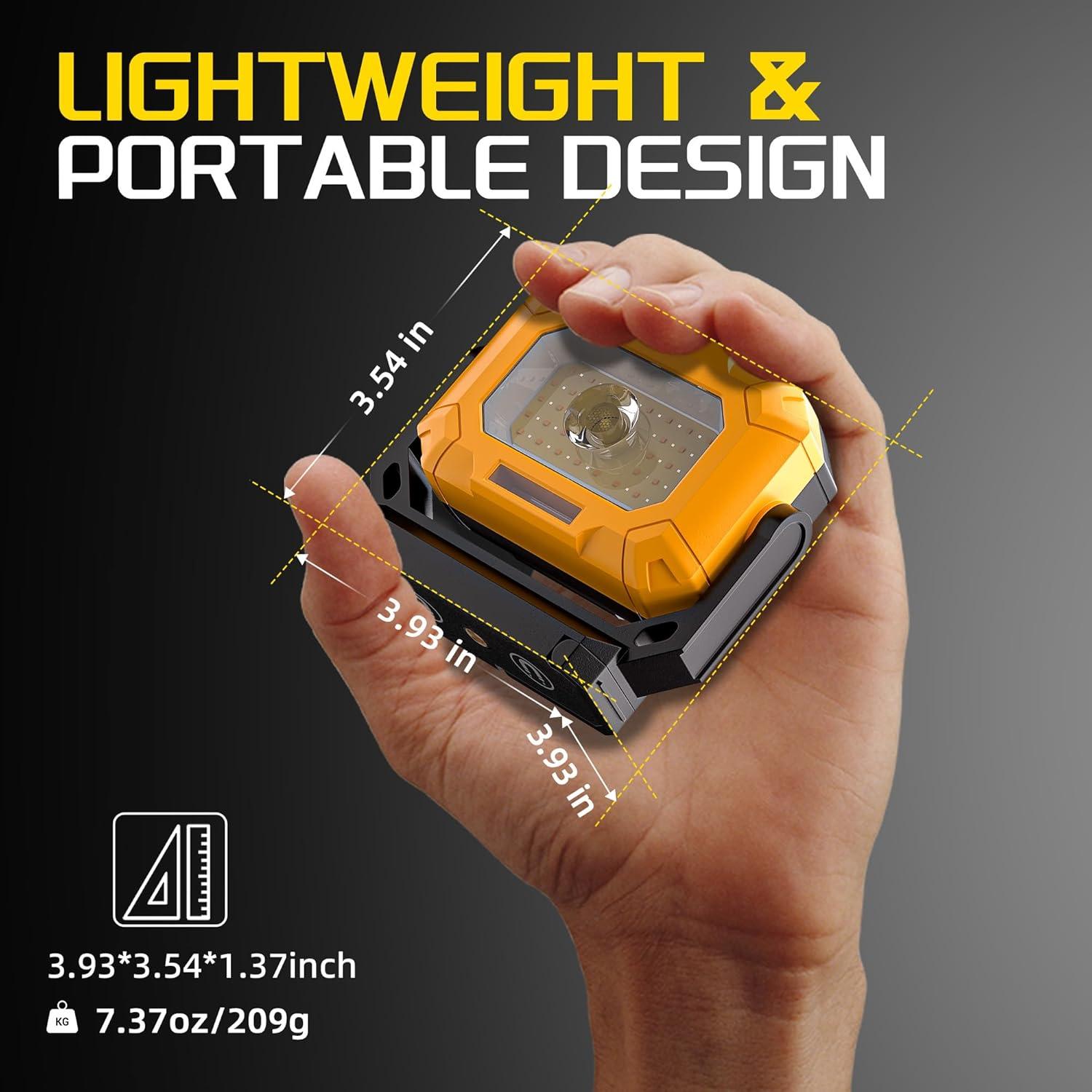 Luz de Trabajo LED Keadeso 1500LM Magnética 4000mAh