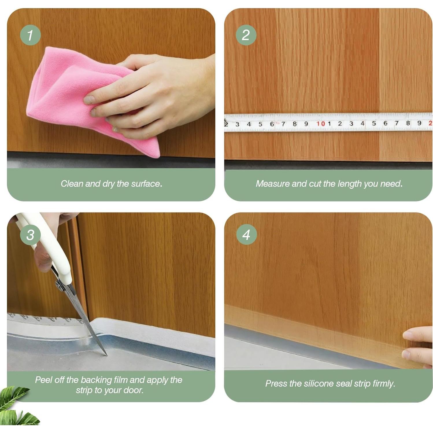 Tira de Sellado de Silicona Vivikivi 5m x 25mm Negra