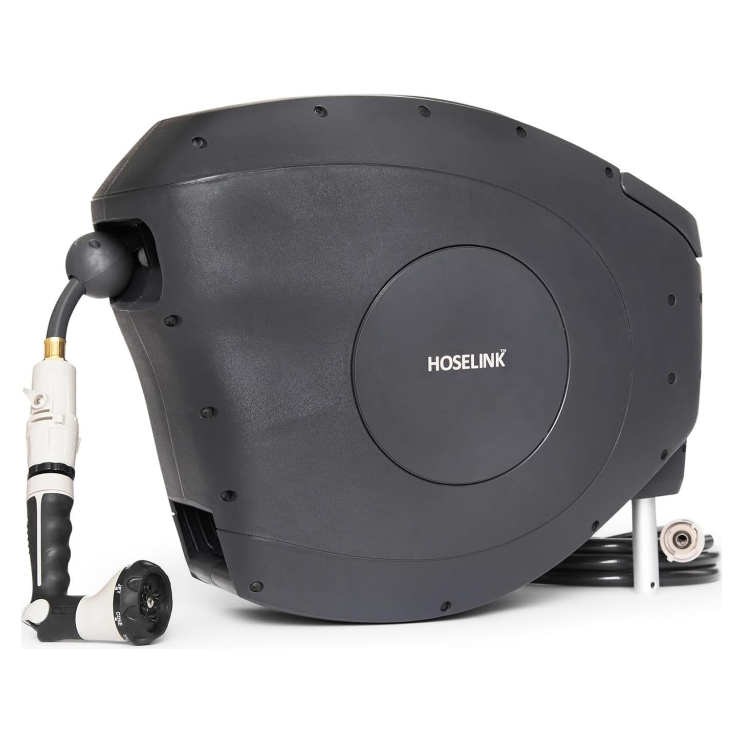 Manguera de Jardín Retráctil Hoselink 15.24m Hi-Flow UV