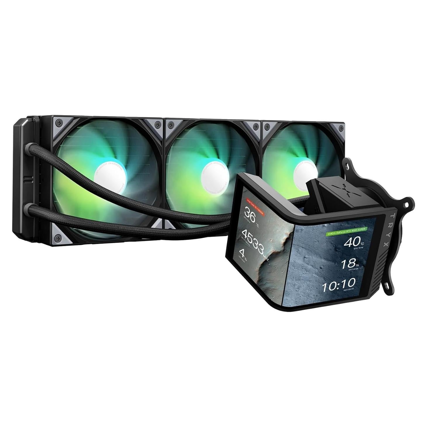 Enfriador AIO TRYX Panorama SE 240 ARGB 240mm Pantalla AMOLED