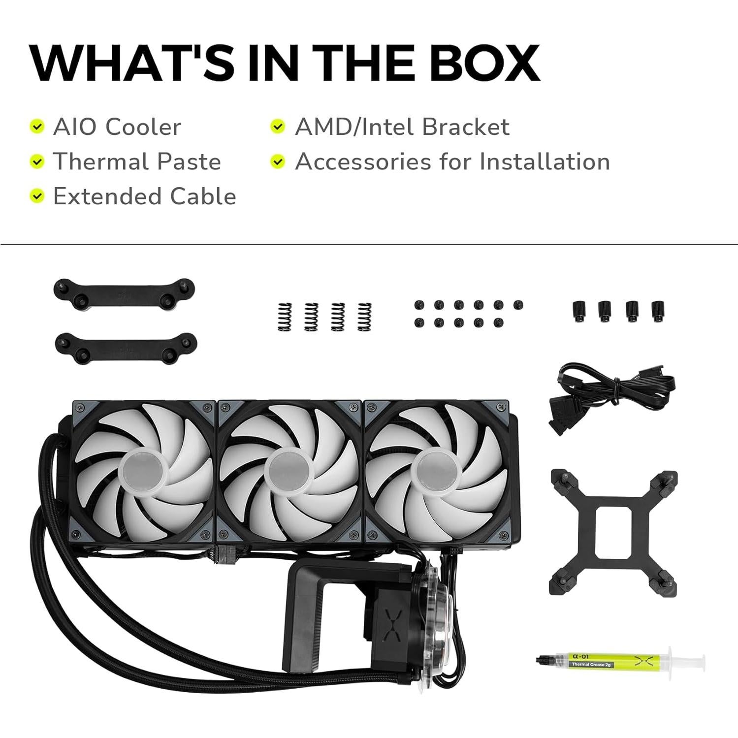 Enfriador AIO TRYX Panorama SE 240 ARGB 240mm Pantalla AMOLED