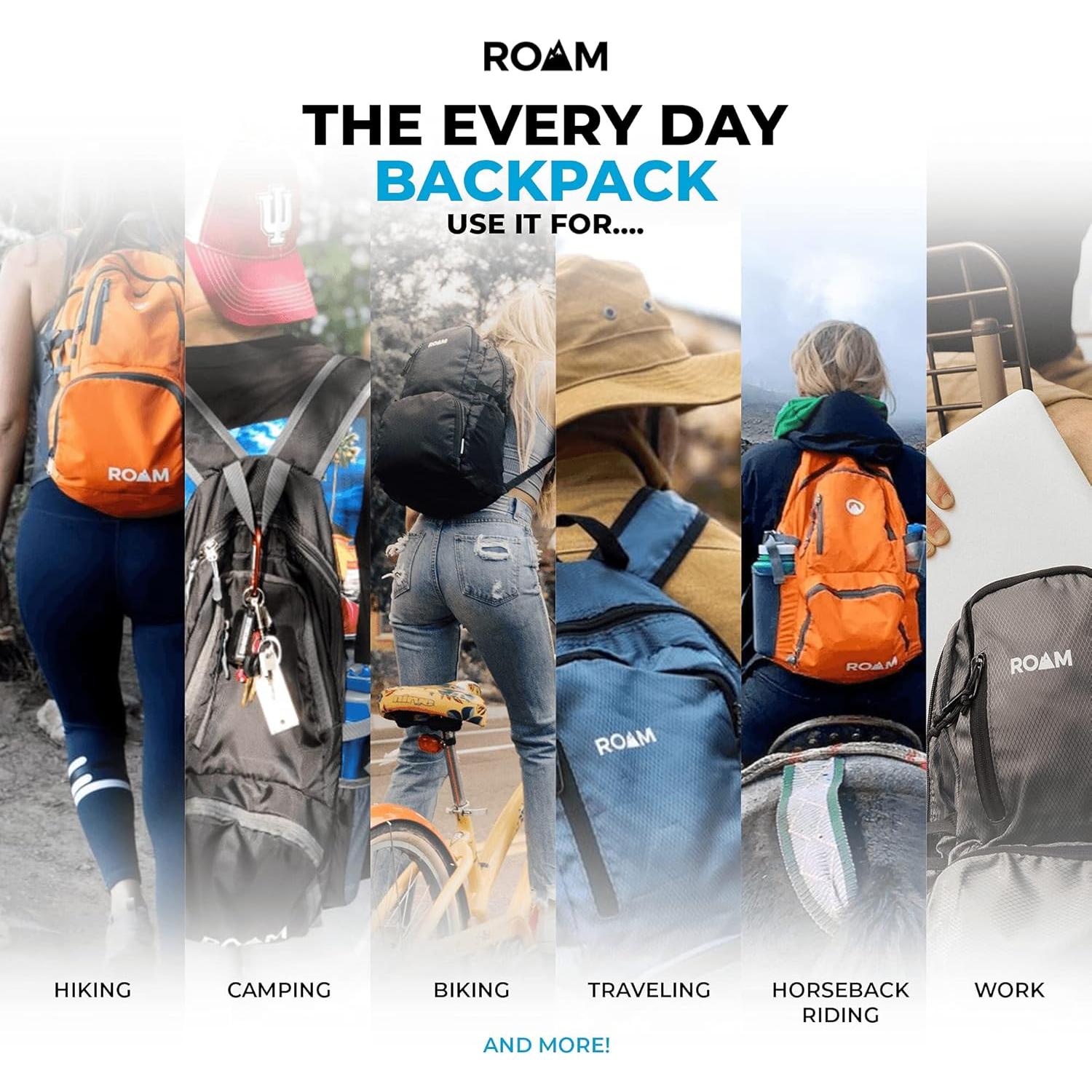 Mochila de Senderismo Plegable Roam 25L - Resistente al Agua