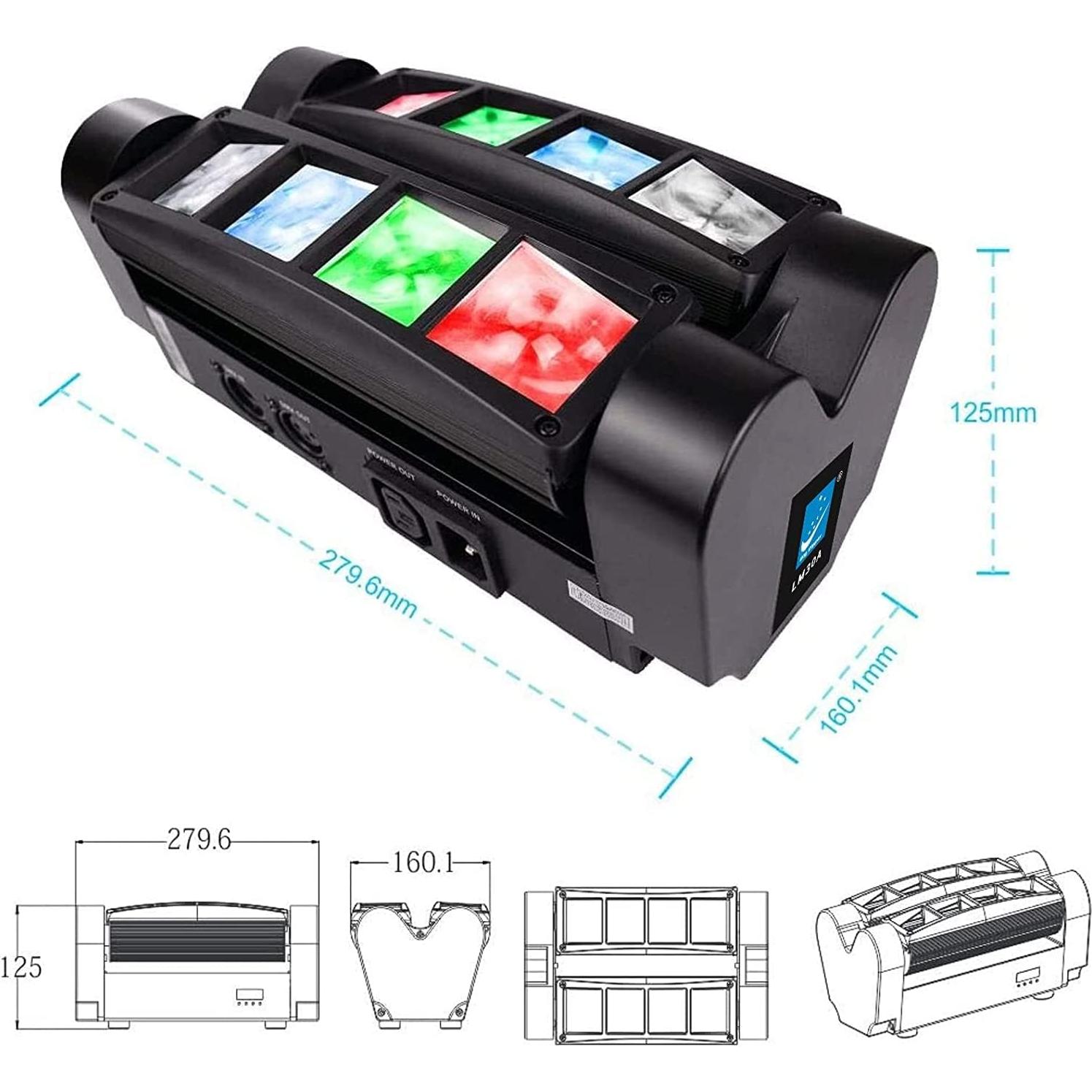 Luces DJ Big Dipper LM30A-2 RGBW 4 en 1 para Eventos