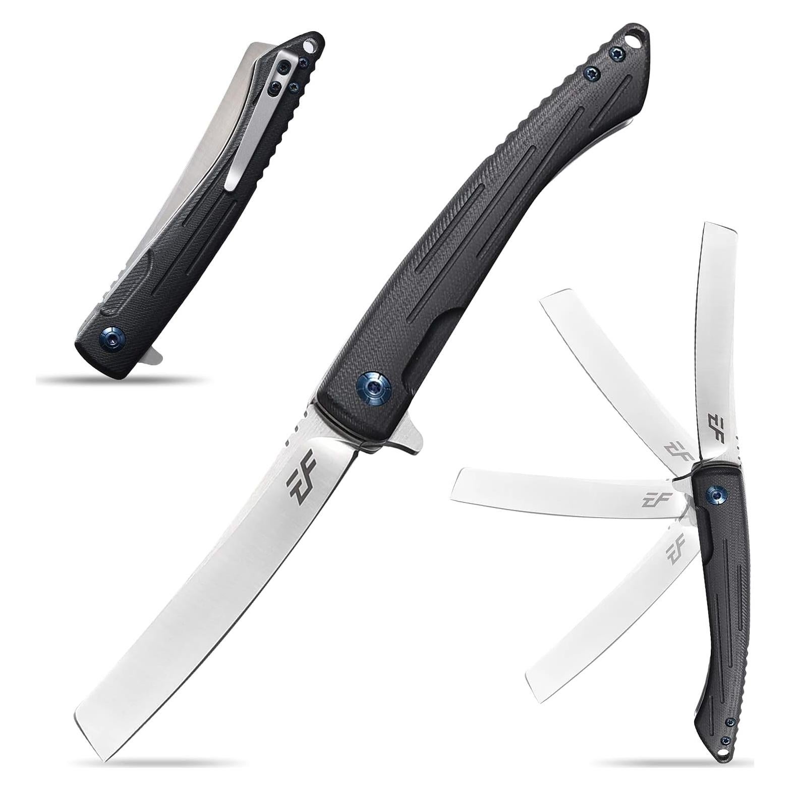 Cuchillo Plegable Eafengrow EF944 EDC Acero D2 Mango G10 21.3cm