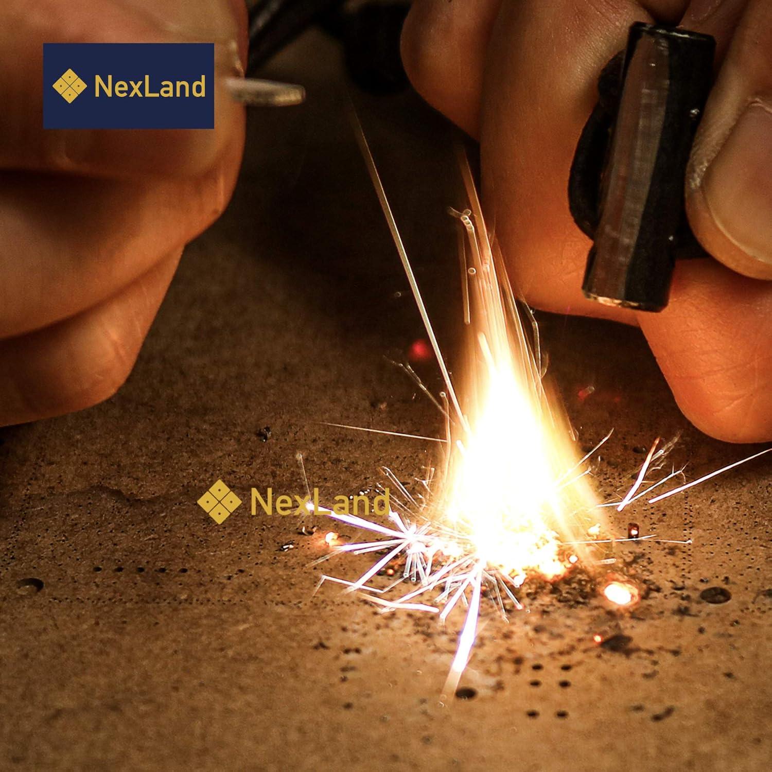 Collar de Inicio de Fuego NexLand Cerámica con Cordón de Cuero