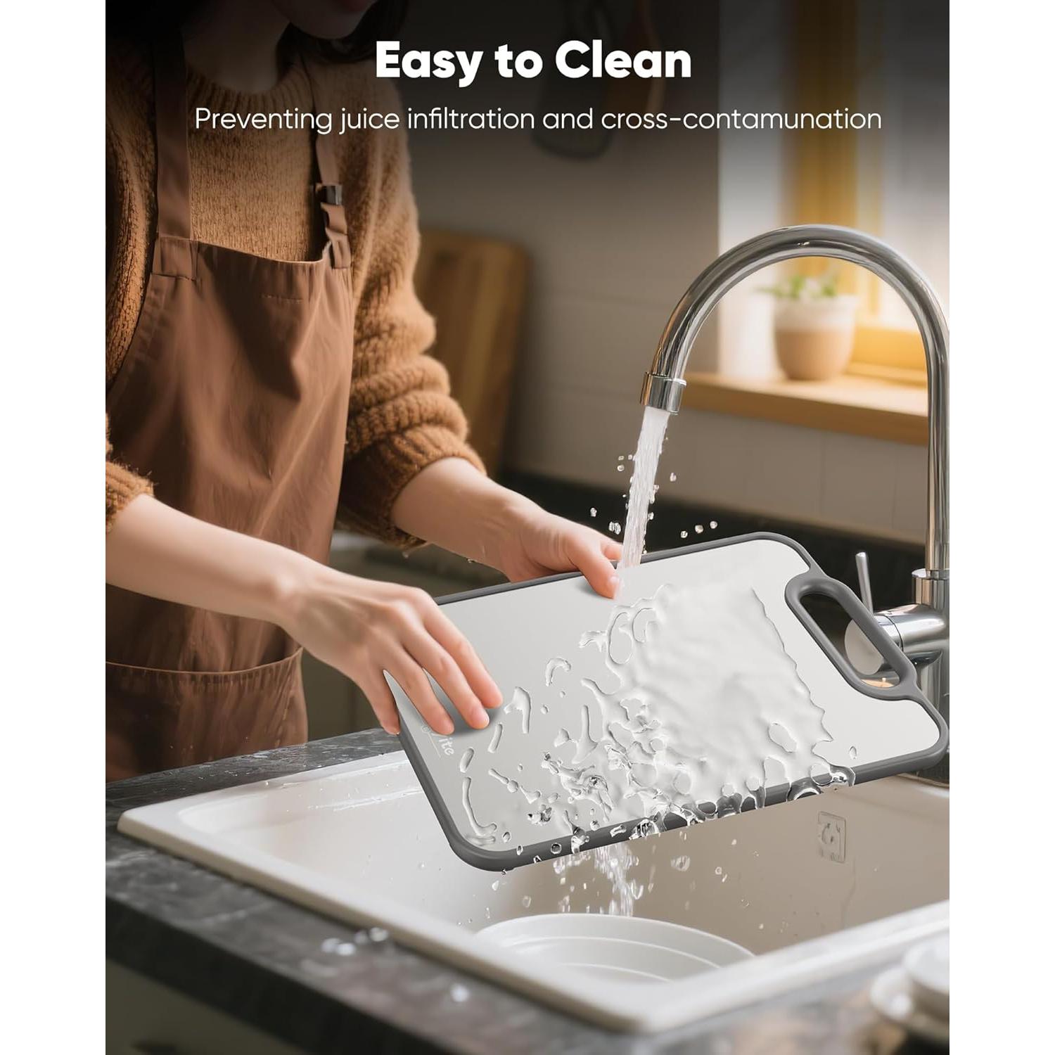 Tabla de Cortar de Titanio G.C&yite 40.64x27.94cm Doble Cara