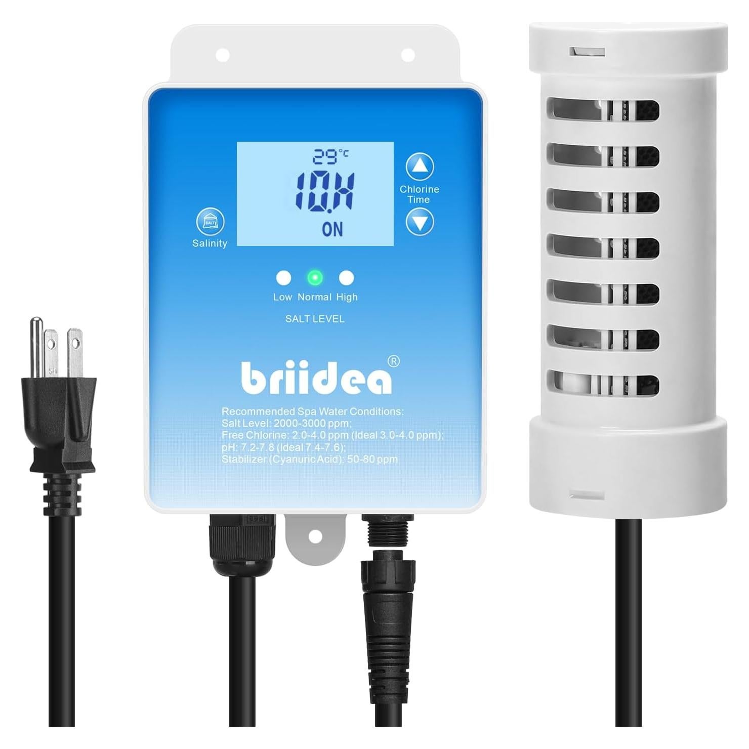 Generador de Cloro Salino Briidea BR-159 para Jacuzzi 7571 L