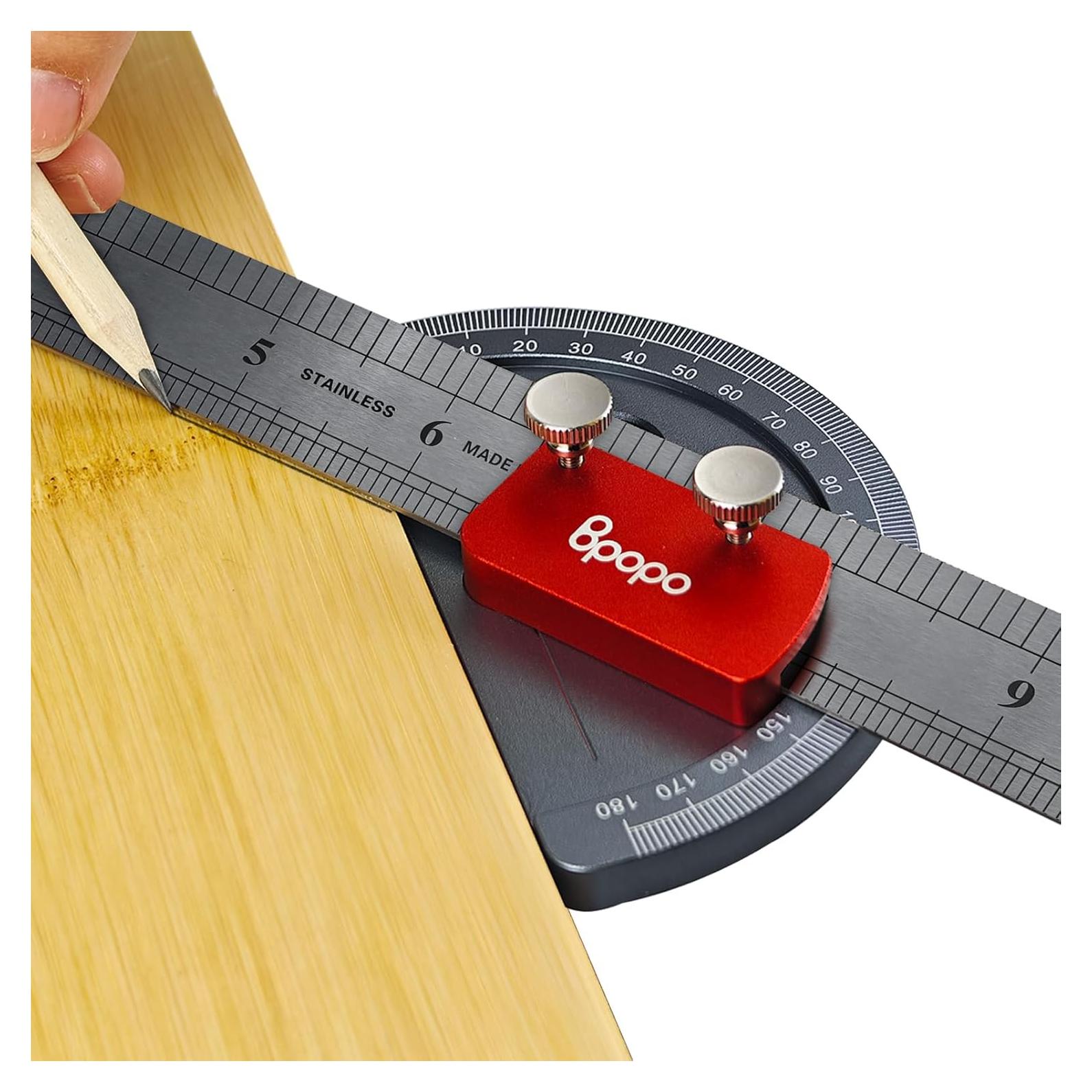 Transportador de Ángulo BPOPO de Acero Inoxidable 0°-180°