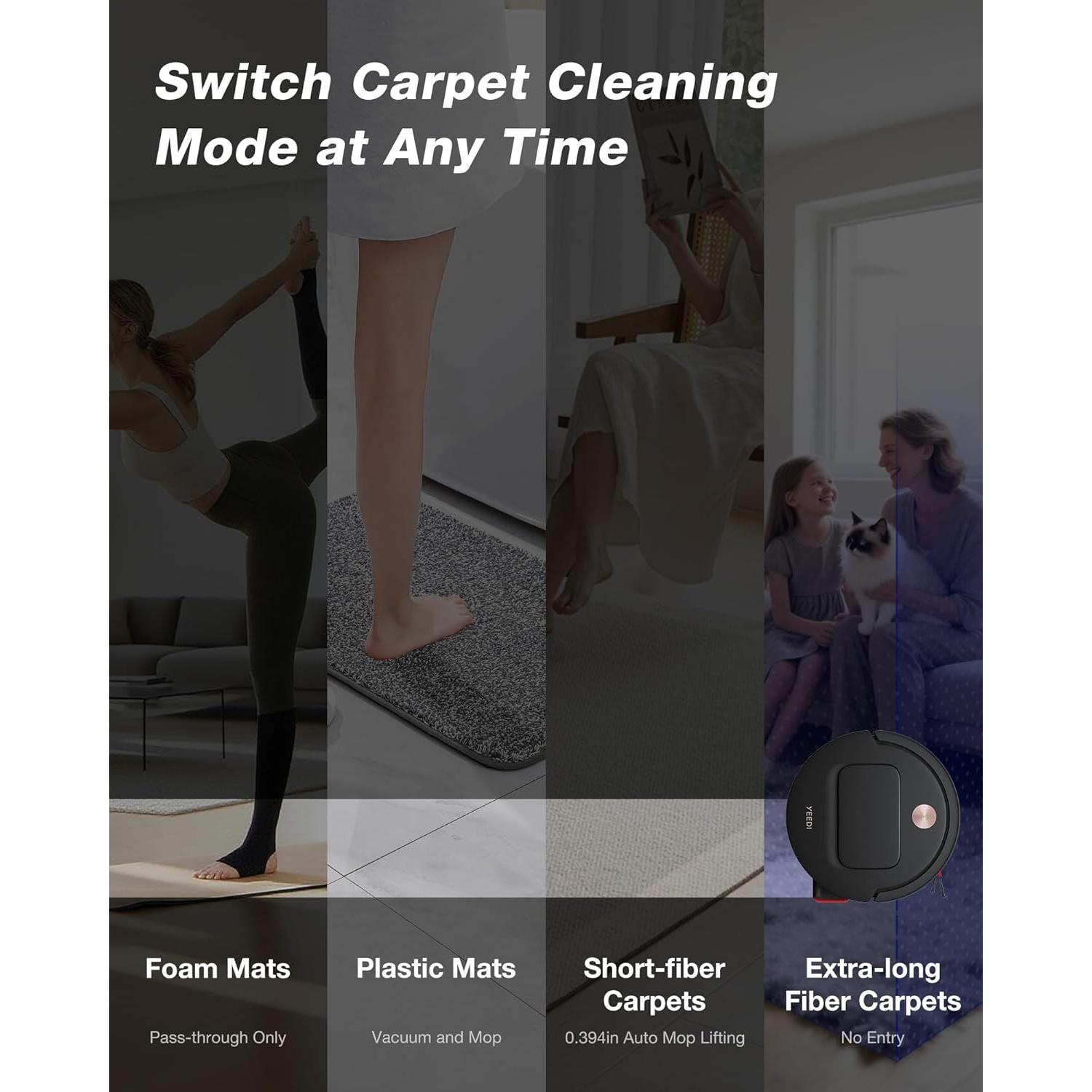 Aspiradora Robot Yeedi M14 Plus 18000Pa con Estación Omni